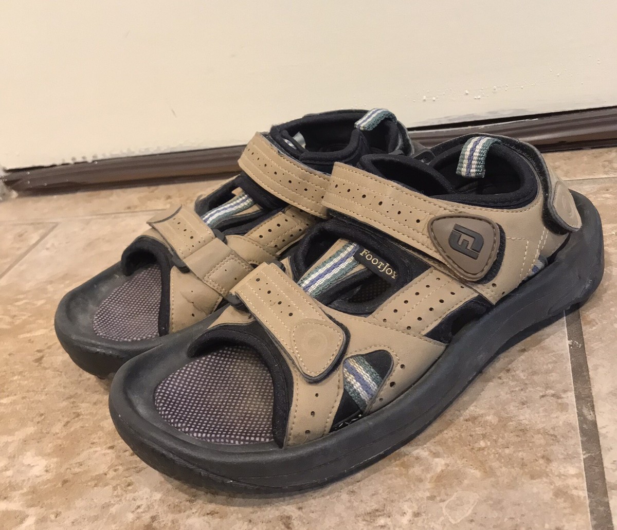 Footjoy 48786 FJ Brown Strap Soft Spikes Golf Adjustable  display picture 1