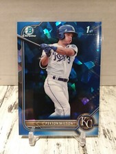 NON AUTO 2022 Bowman Chrome 1st Peyton Wilson Sapphire Refractor Blue ROOKIE RC