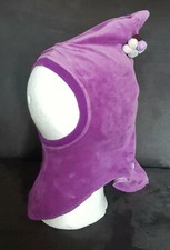 Aya Naya DK Schlupfmütze Schalmütze Mütze Samt lila Mädchen Gr. 52-54 neuwertig