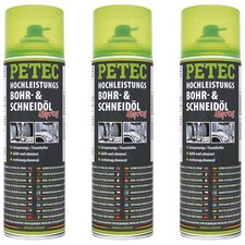 Petec 3x Olej do wiercenia i cięcia Olej wiertniczy 500ml