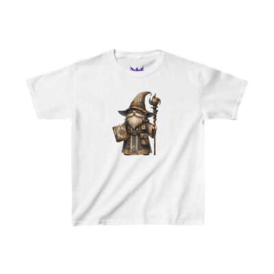 Gnome Wizard Version 5 b.14 Kids Heavy Cotton  Tee
