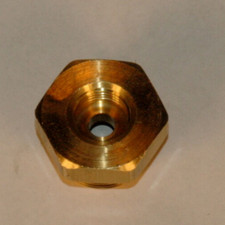 1967 BUICK BRASS FUEL INLET FITTING CARTER AFB SINGLE 4 BARREL-NEW - USA MADE!