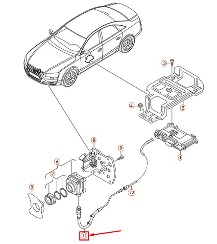 NEW AUDI A8 4H D4 ADAPTER CABLE LOOM 4H0971192G - Bild 8 von 10