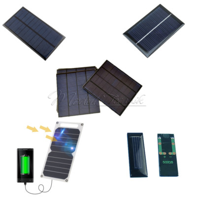 0.5/5/6V 0.6/1/10W Epoxy Cell Photovoltaic Solar Power Panel Battery Charger