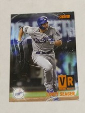 Corey Seager 2021 Topps Stadium Club Virtual Reality Orange Parallel #33/50