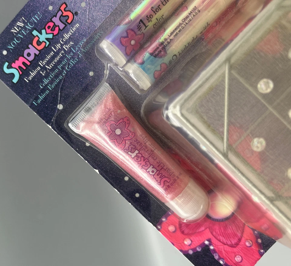 Vtg Lip Smackers Fashion Passion Collection & Accessory Box Bonne Bell NIB Rare - Image 3 of 4