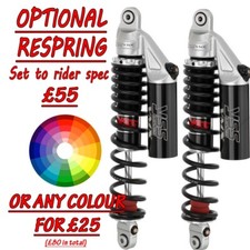 Honda CR250 Red Rocket 1972 - 1977 YSS Piggyback Shocks RG362-365TRC-02VT