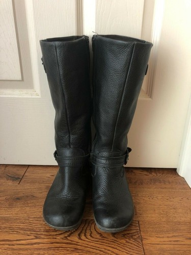 b.o.c. black leather boots size 6 | eBay