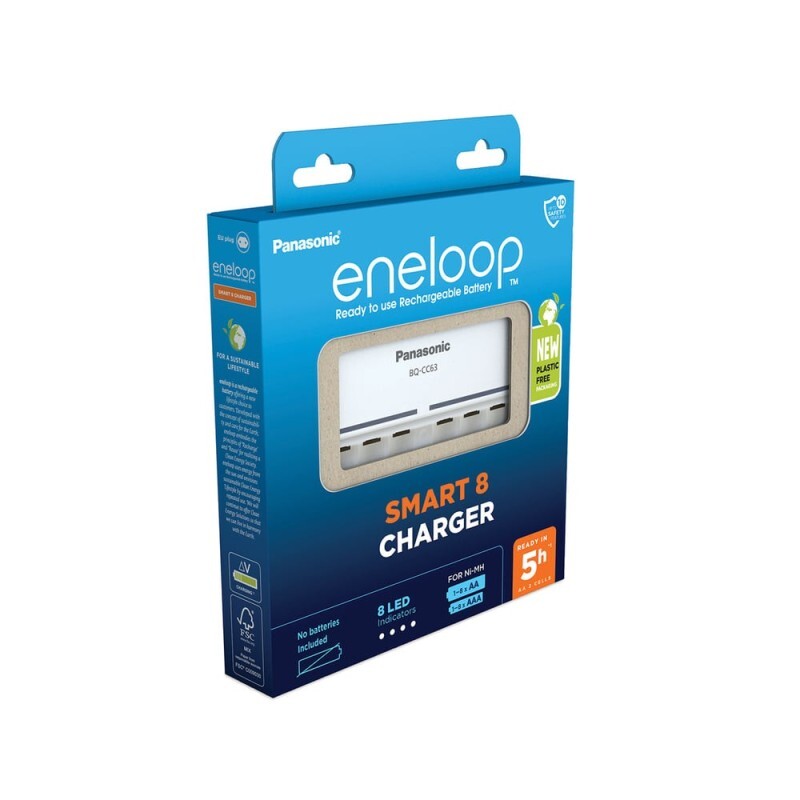 Panasonic Bq-cc63 Ladegerät Für 8 Aa Oder Aaa Akkus