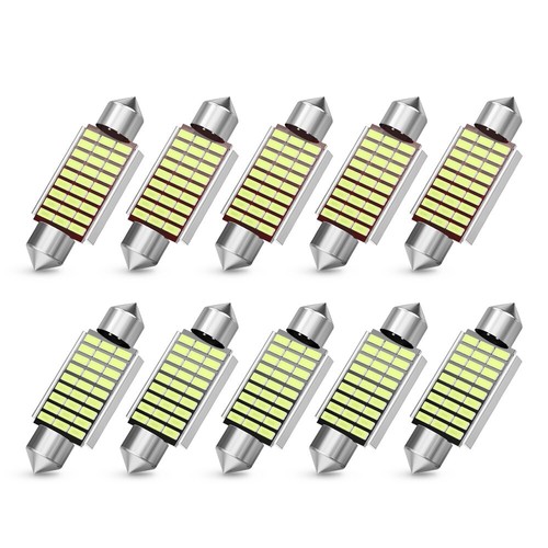 4pcs CANBUS AUXITO 31MM Festoon DE3175 Map/Dome LED Interior Light Bulbs 6000K E - Foto 9