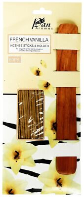 Pan Aromas French Vanilla Scented Incense Sticks For Pooja 60 Pieces