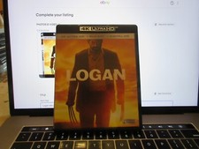 Logan 4KUltra HD  Blu Ray, 2017 LIKE NEW free shipping  