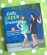 Schnittmuster Buch nachhaltig Kleid Schnittgestaltung Little Green Dresses Retro