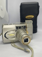 Nikon Lite Touch Zoom 110S AF 35mm Point & Shoot Film Camera + Case Tested Mint