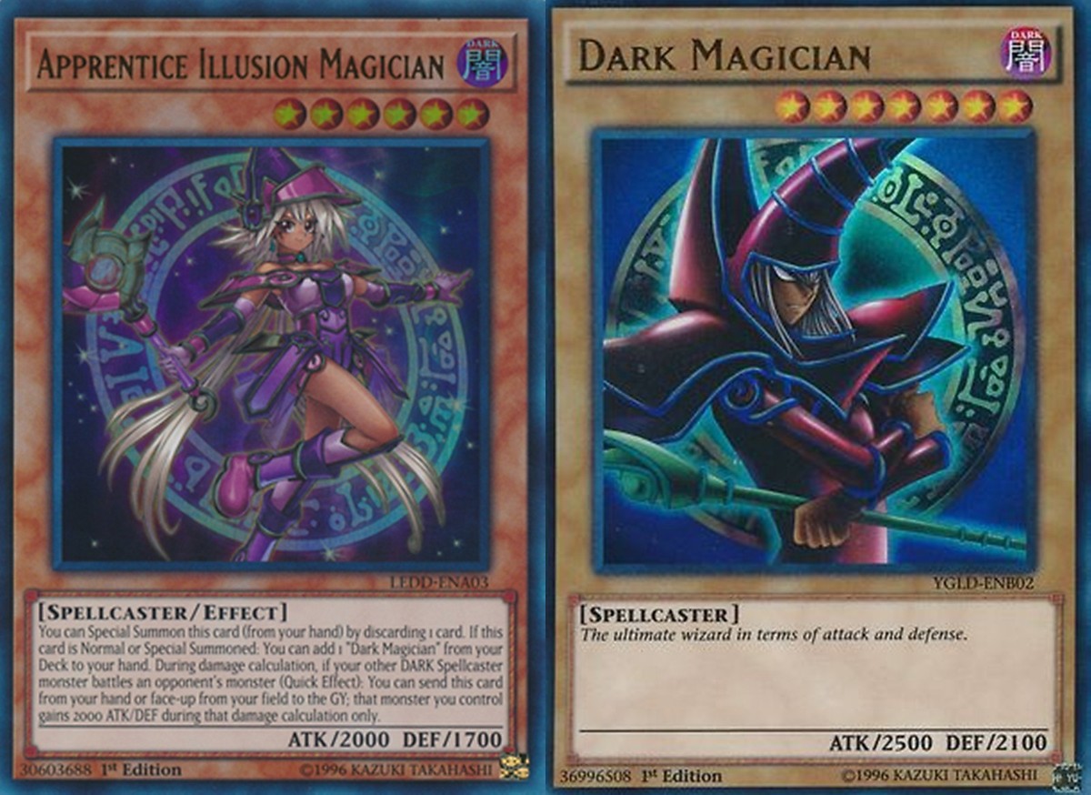Apprentice Illusion Magician LEDD 1st + Dark Magician YGLD-ENB02 * ULTRA YUGIOH Apprentice Illusion Magician LEDD 1st + Dark Magician YGLD-ENB02 * ULTRA YUGIOH