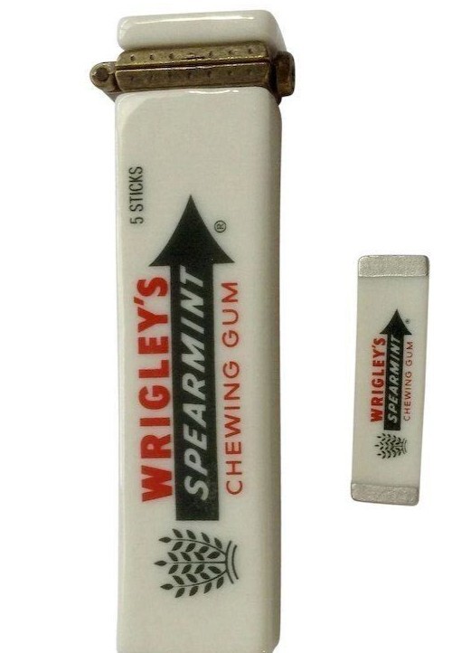 Wrigley's Spearmint gum hinge box w/ gum trinket - Retired PHB | eBay