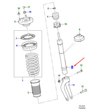 JAGUAR F-PACE X761 Stoßdämpfer vorne T4A42729 NEU ORIGINAL