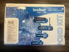 Tetra Pond 500 Gallon Complete Pond Kit 8'x5' & 20" Deep Liner Pump Fountain NOS