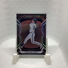2021 Panini Obsidian Electric Etch Red /25 Christian Yelich ✨