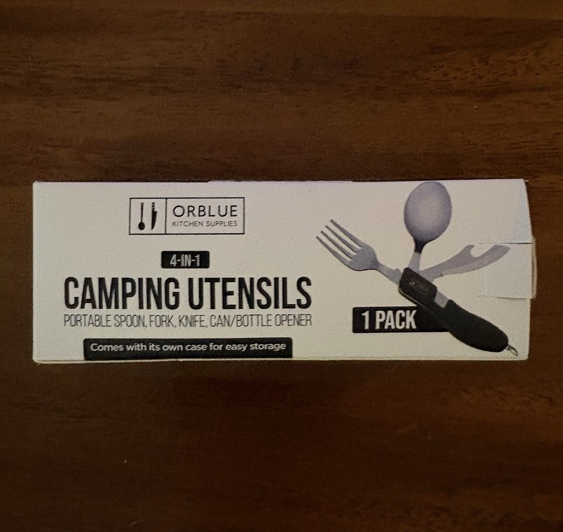 Orblue 4-In-1 Camping Utensils