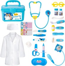 Interactive Kids Doctor Playset with Stethoscope  Costume - Ideal Birthday Gift