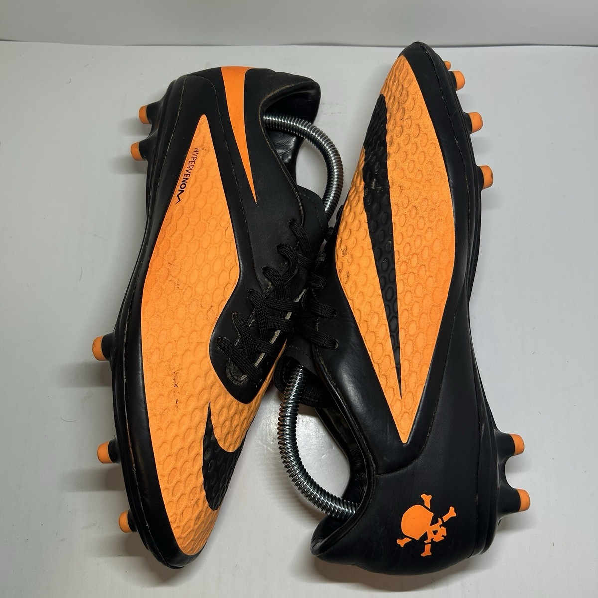 Nike Hypervenom Phelon FG Orange Black - Size 9 - (599730-008) | eBay