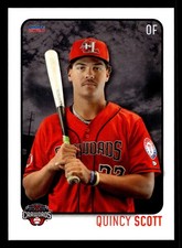 Quincy Scott 2024 Choice Hickory Crawdads #NNO Hickory Crawdads