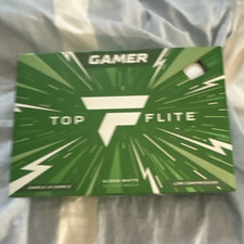 Top Flite Gamer Classic White 3-Piece Urethane Medium Compression Golf Balls, 12