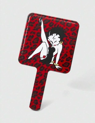 Betty Boop Red Handheld Mirror (Small) -Makeup Beauty Fashion Accessories NEW