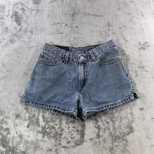 Vintage Levi's Denim Shorts Girls 7 Blue Bermuda Relaxed Cotton 90s 37940-0703