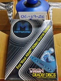 Atari 2600 TRON Collector's Pack: Factory Sealed Game + Official 1983 Disney MOV