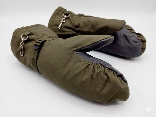 Bundeswehr Handschuhe Fausthandschuhe Oliv gefüttert | Winter Militär warm M-XXL - Afbeelding 11 van 12