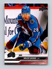 2023-24 Upper Deck Miles Wood Colorado Avalanche #536