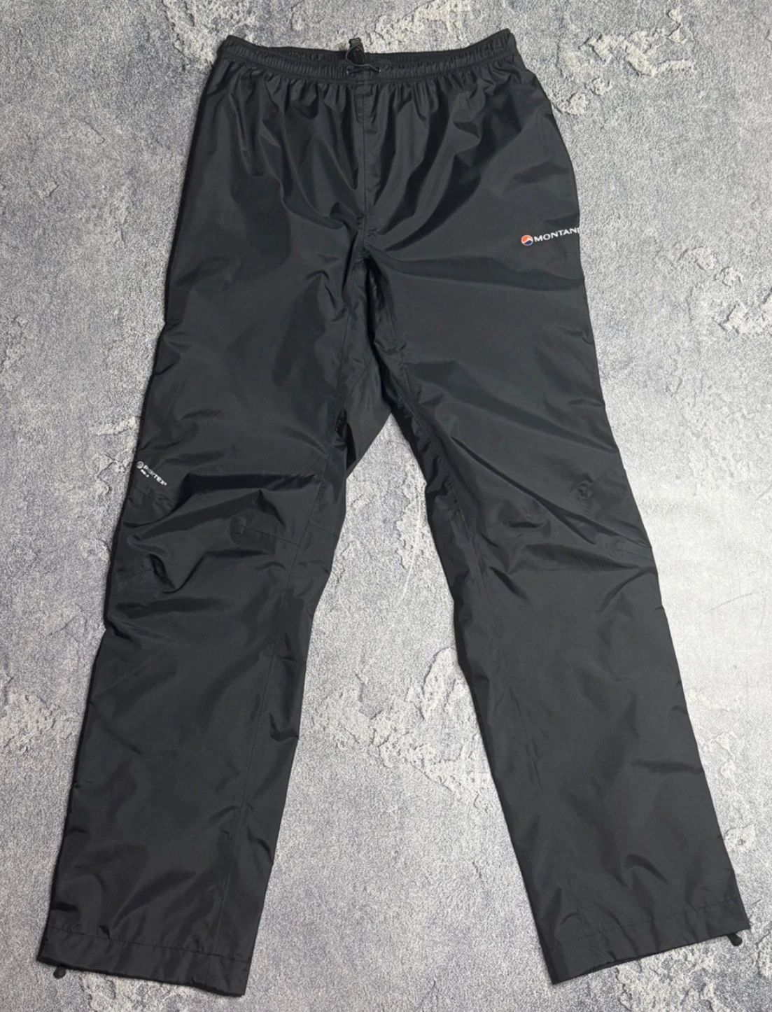 Montane Pertex Shield Rain Pants Womens XS Black Waterproof Lightweight Hiking O