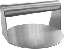 Pressa Schiaccia Hamburger in Acciaio Inossidabile, Ideale per Smash Burger, per