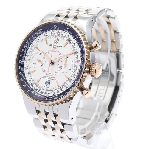 BREITLING NAVITIMER MONBRILLANT LEGEND C23340 46mm PG White #C...