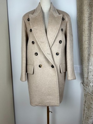 Max Mara 100% camel coat 36De/40IT oversized new