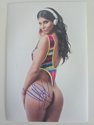 MICAELA SCHÄFER XXL FOTO 20x30cm Autogramm Original Signiert Autograph Erotik