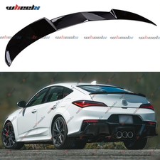 V Style Duckbill Rear Trunk Spoiler Wing Gloss Black For 2023-2026 Acura Integra
