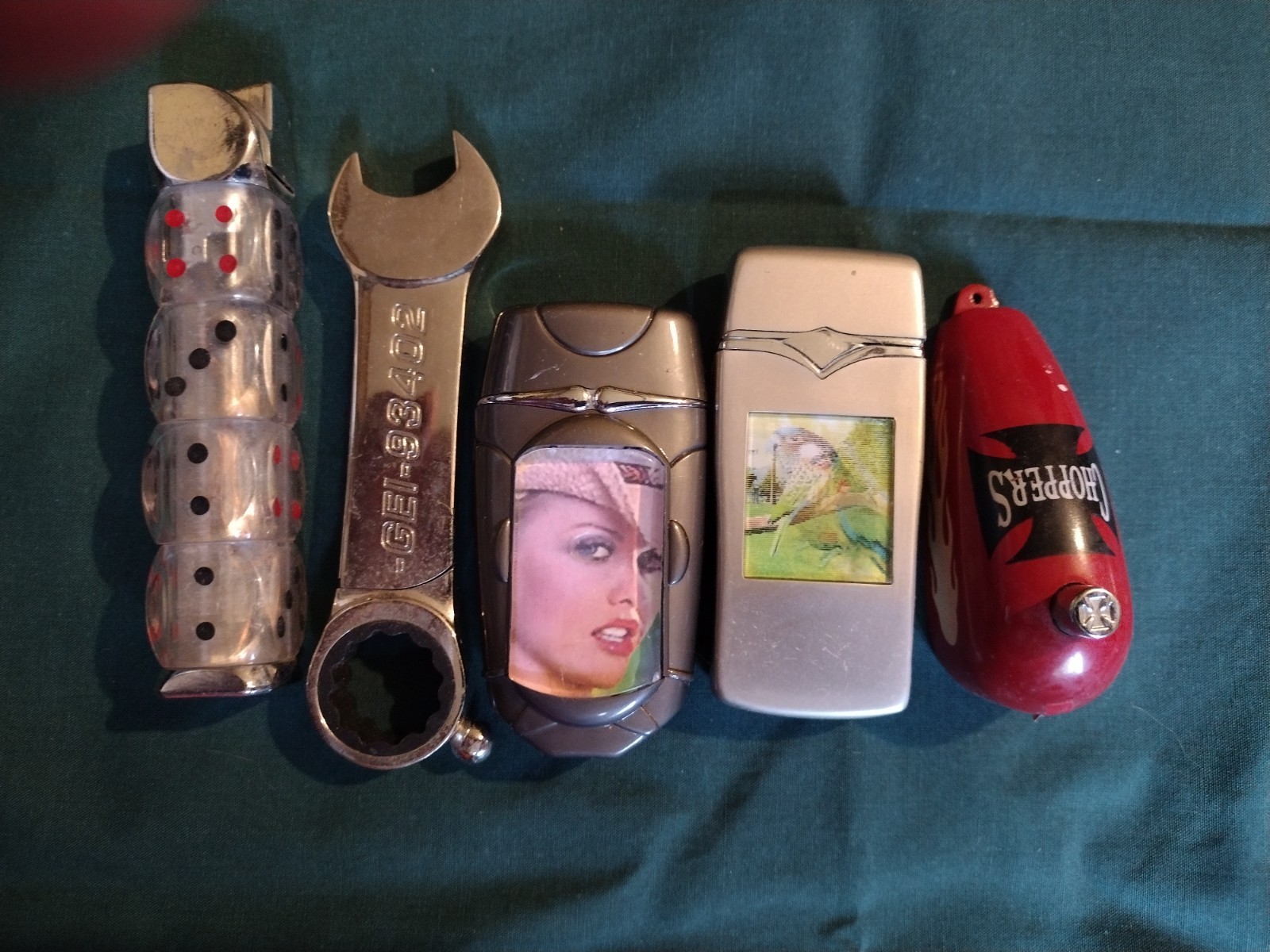 Refillable  Dice Wrench Face  Frog Gas Tank