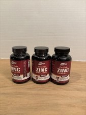 NutriFlair Zinc Picolinate 100mg, 120 Capsules Vegan, Non-GMO, Made in USA, 3 PK