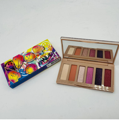 Urban Decay X Smiley Naked Mini Eyeshadow Palette, Naked Chill Happy