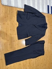 Vintage Canali Proposta Charcoal Gray Suit 42 34/26 Pants 