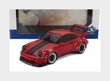 SOLIDO 1807514 PORSCHE - 911 964 RWB BODY KIT COUPE 2024 - RED BLACK - 1/18