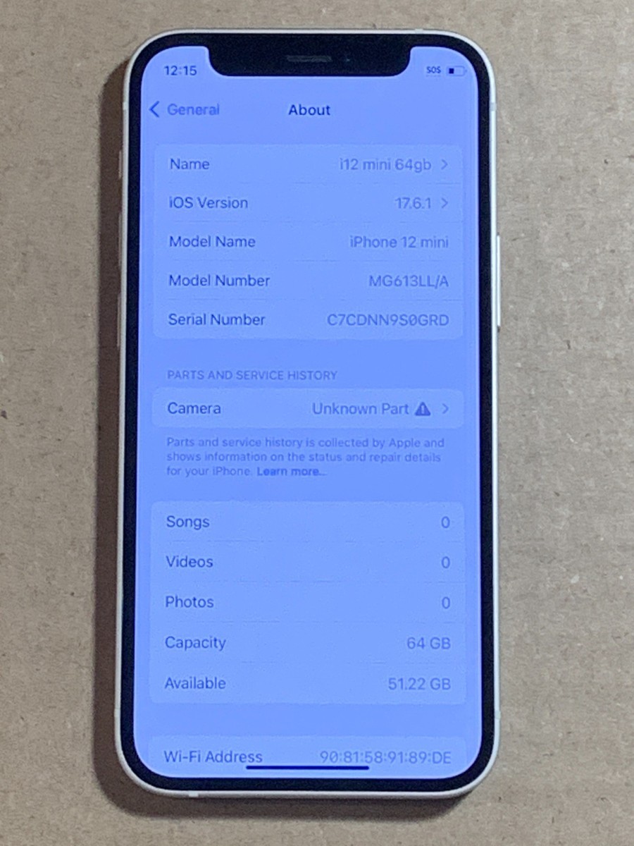 Apple iPhone 12 mini 64GB White unlocked A2176 | eBay