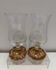 Cocktail Glass x 1 With Handcrafted Fruit Inspired Resin Coaster. Unique Gift