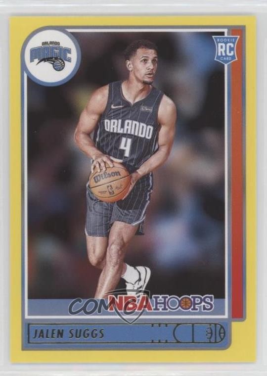 2021-22 Panini NBA Hoops Rookies Yellow Jalen Suggs #210 02v3