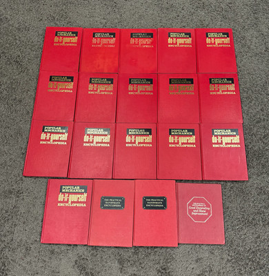 Popular Mechanics Do-It-Yourself Encyclopedia Complete Set in 16 Volumes 1968