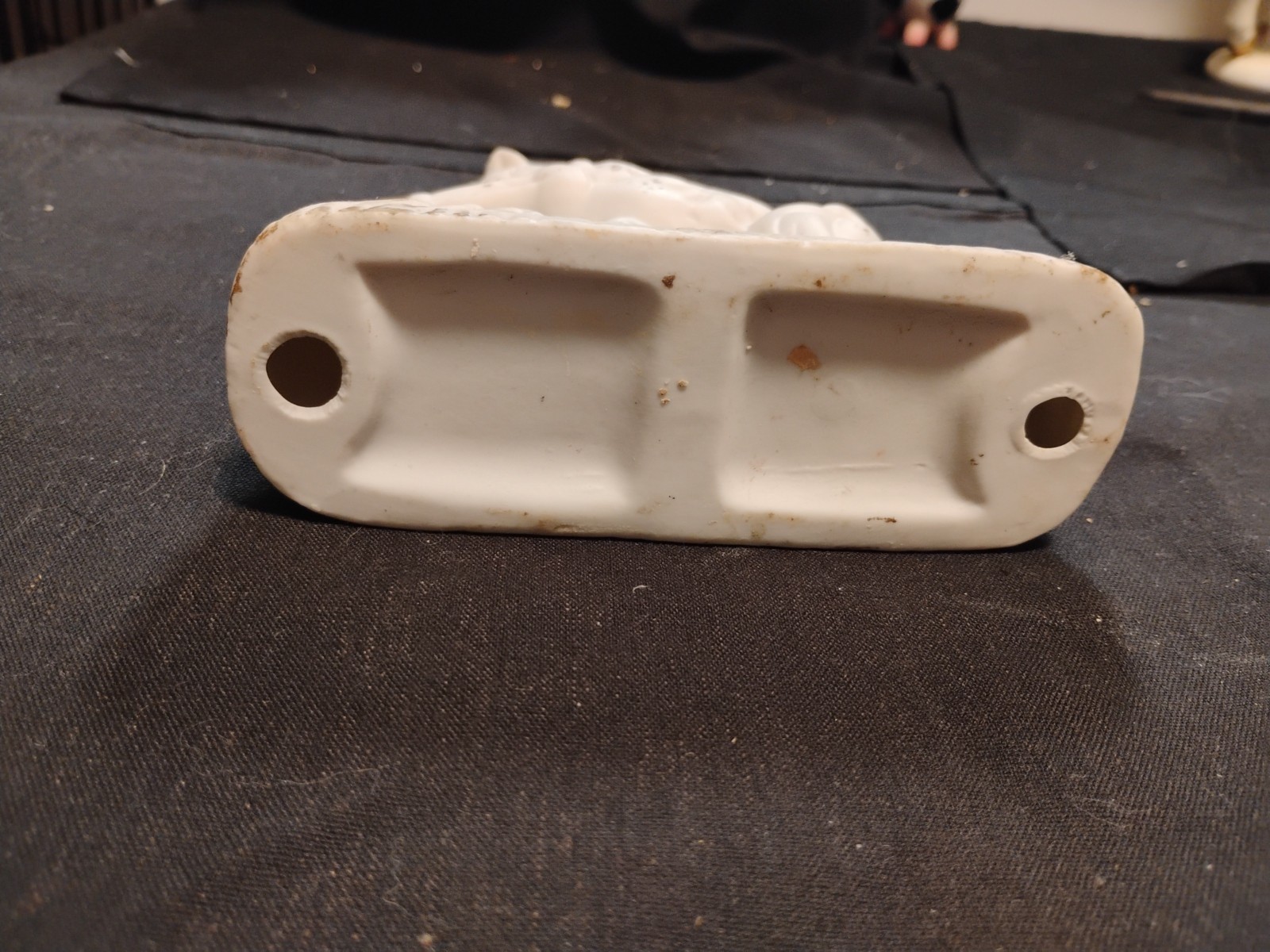 5" Long/6" Tall Vtg Unicorn Figurine/ White W Gold Horn