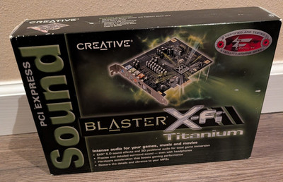 Creative Labs Sound Blaster X-Fi Titanium - SB0880 - PCIe - New and Sealed